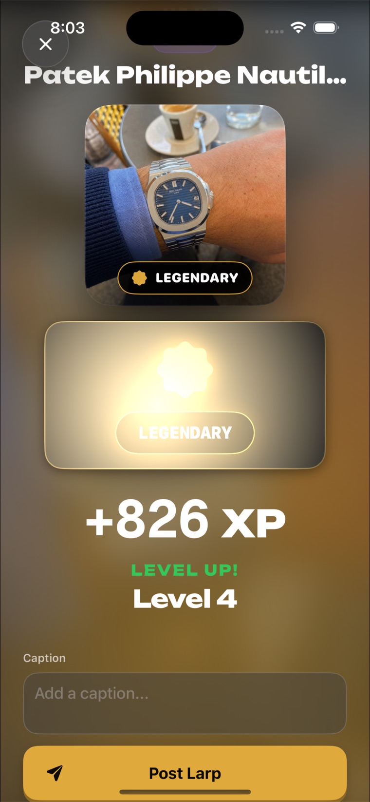 Larped rarity reveal